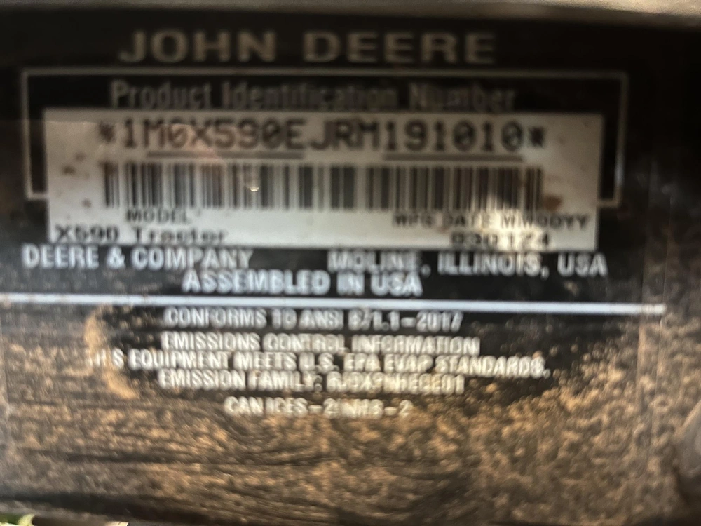 John Deere X590 2024 alt