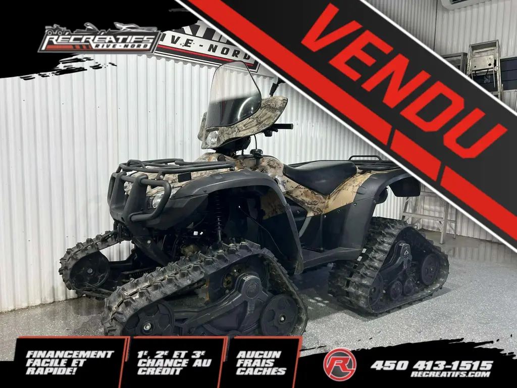 Honda FOREMAN RUBICON 500 PS TRAIL EDITION CAMO **CHENILLE INCLUSE!!** 2009