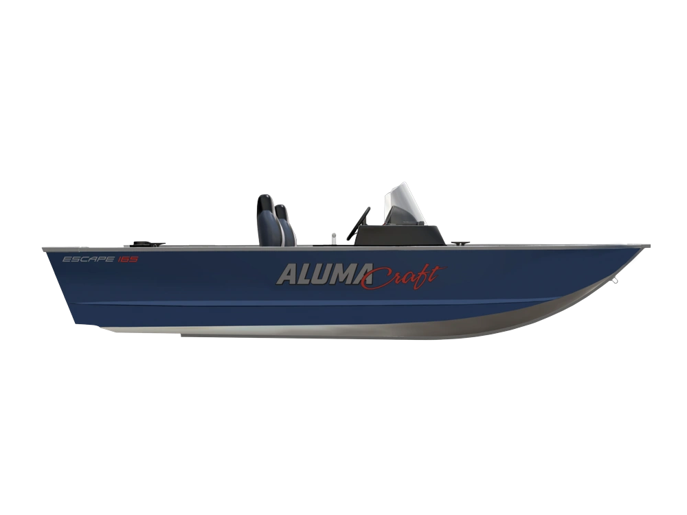 2026 Alumacraft Alumacraft Escape 165 Grey / No Motor / Galv Trailer alt