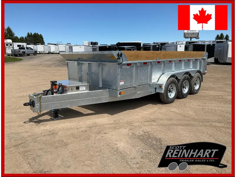 Canada Trailers 83x16 10.5 Galvanized Dump Trailer 2027