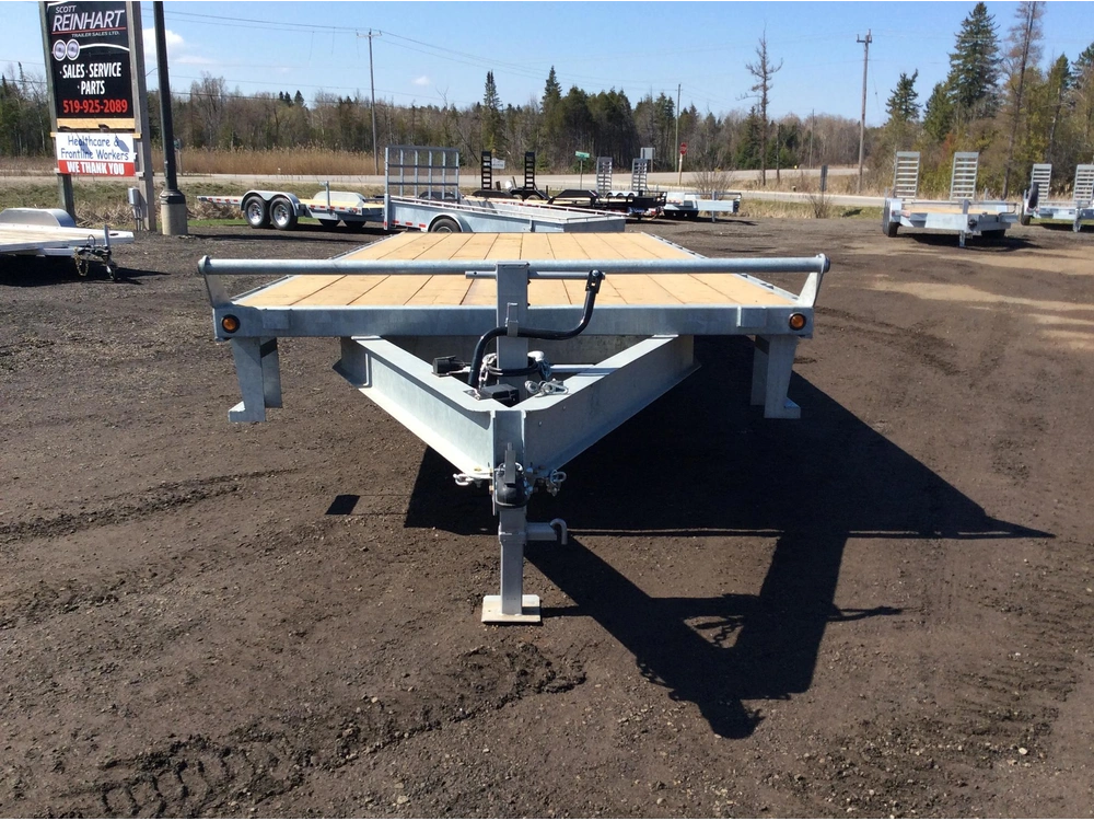 2027 Canada Trailers 8.5x20 7 Ton Galvanized Deckover Equipment Trailer alt