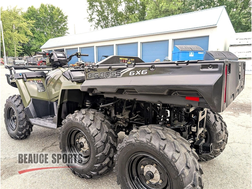 2022 Polaris Big Boss Vtt 6 Roues Direction Assistée Transport Lourd Terrain Extrême Chasse Trappe Benne Bois Marécage Traction Maximale Faible Km Outlander 6x6 Argo alt