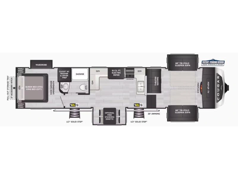 2027 Keystone Rv Cougar 354fls alt