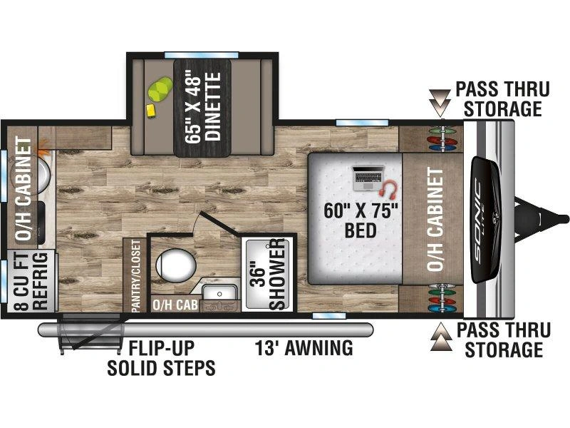 Venture Rv Sonic Lite 169vrk 2023