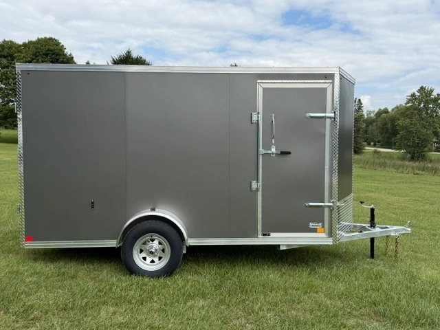 2026 Rhino Galvanized Enclosed 6' X 12' Sa Dd alt