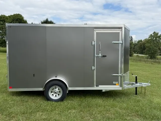 2026 Rhino Galvanized Enclosed 6' X 12' Sa Dd alt