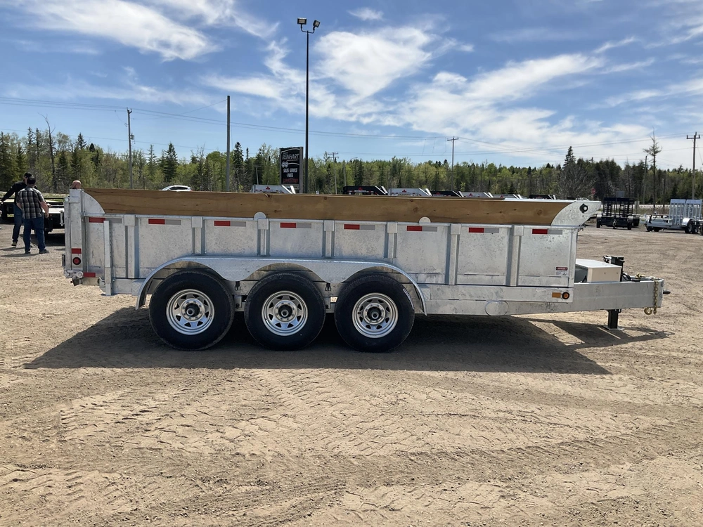 2027 Canada Trailers 83x16 10.5 Galvanized Dump Trailer alt