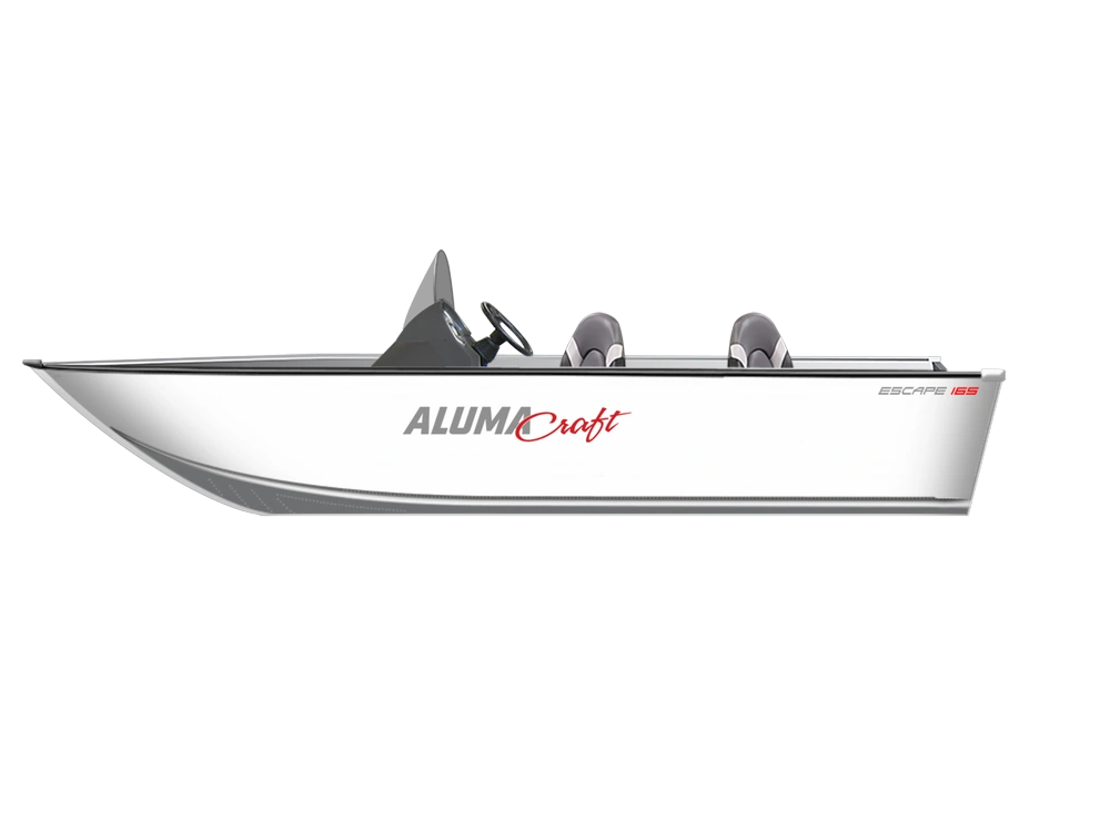 2026 Alumacraft Alumacraft Escape 165 Grey / No Motor / Galv Trailer alt
