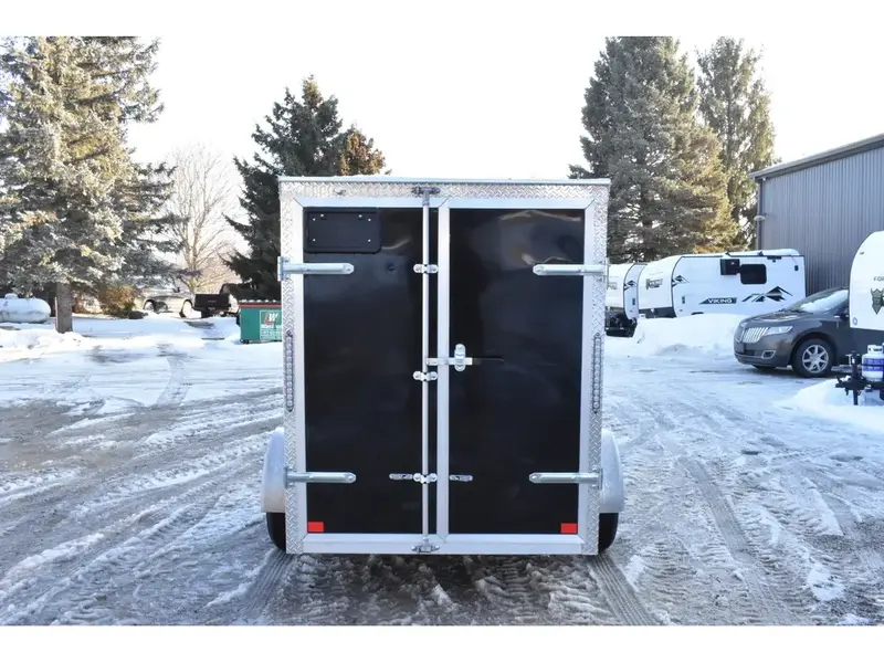 Rhino Galvanized Enclosed 5' x 8' SA Double-Door Side-Door 2026