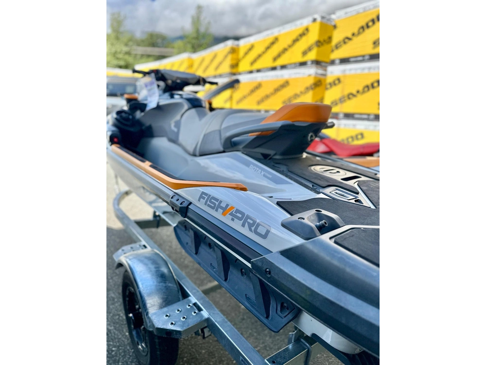 2023 Sea-doo Fish Pro Trophy 170 With Audio - Grey/orange alt