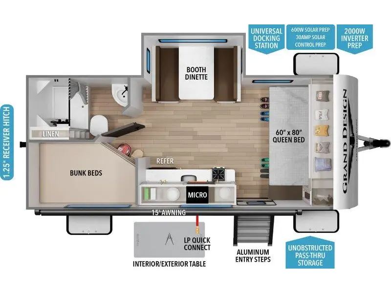 2027 Grand Design Transcend 161DBL