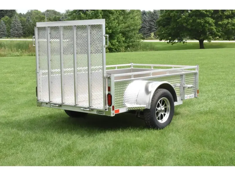 Enbeck Aluminum Utility 5' x 8' Single Axle Straight Gate 2027