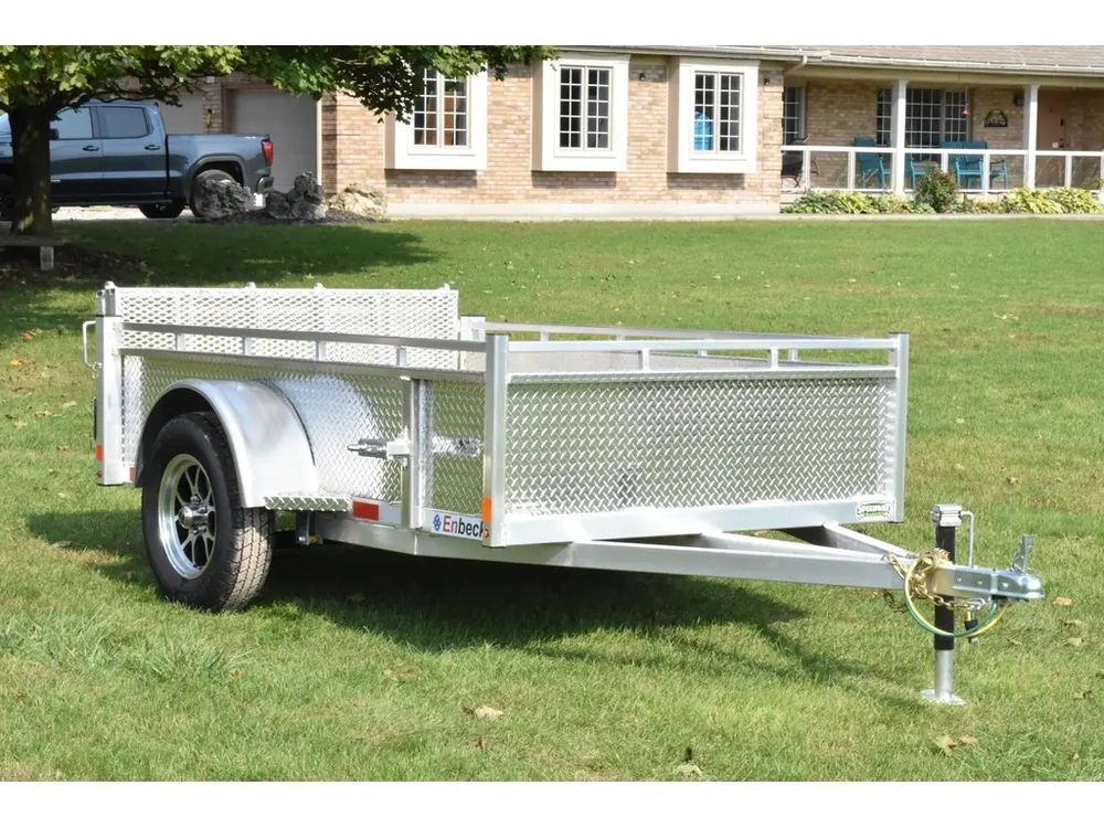 2027 Enbeck Aluminum Utility 5' X 8' Single Axle Bi-fold alt