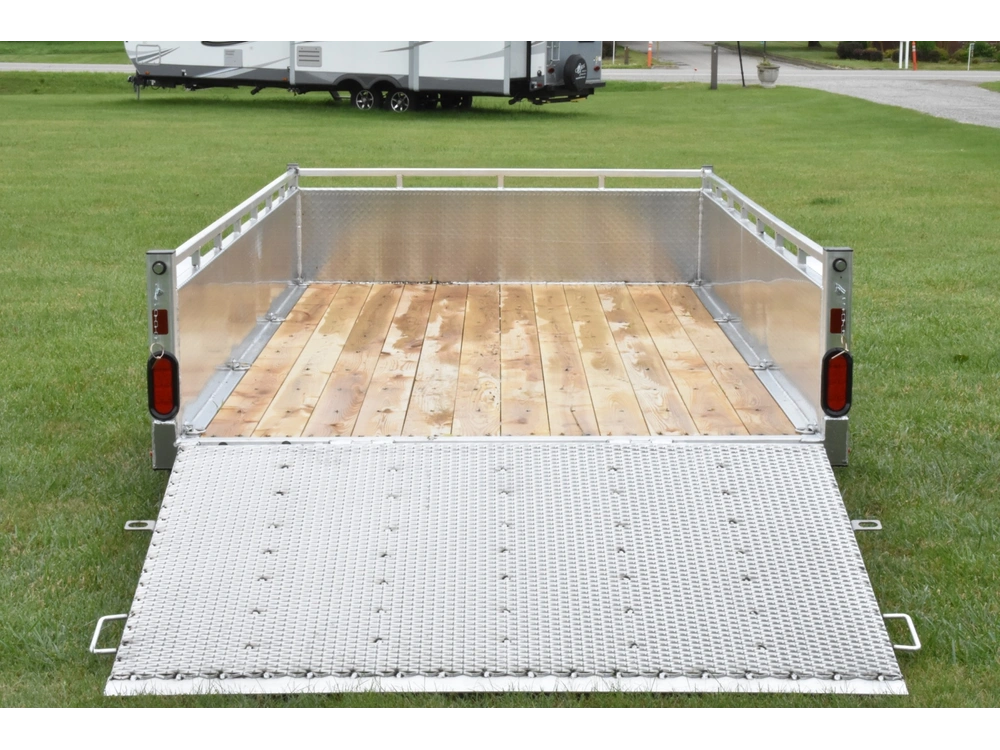 2027 Enbeck Aluminum Utility 6' X 14' Sa Straight Gate alt
