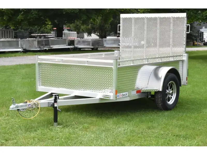 Enbeck Aluminum Utility 5' x 8' Single Axle Straight Gate 2027