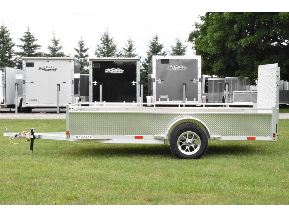 2027 Enbeck Aluminum Utility 6' X 14' Sa Straight Gate alt