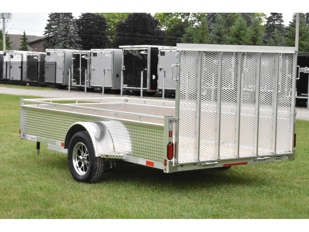 2027 Enbeck Aluminum Utility 6' X 14' Sa Straight Gate alt