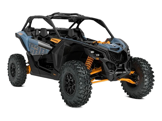 2026 Can-am Maverick X3 Ds Turbo Scandi Blue & Orange Crush alt