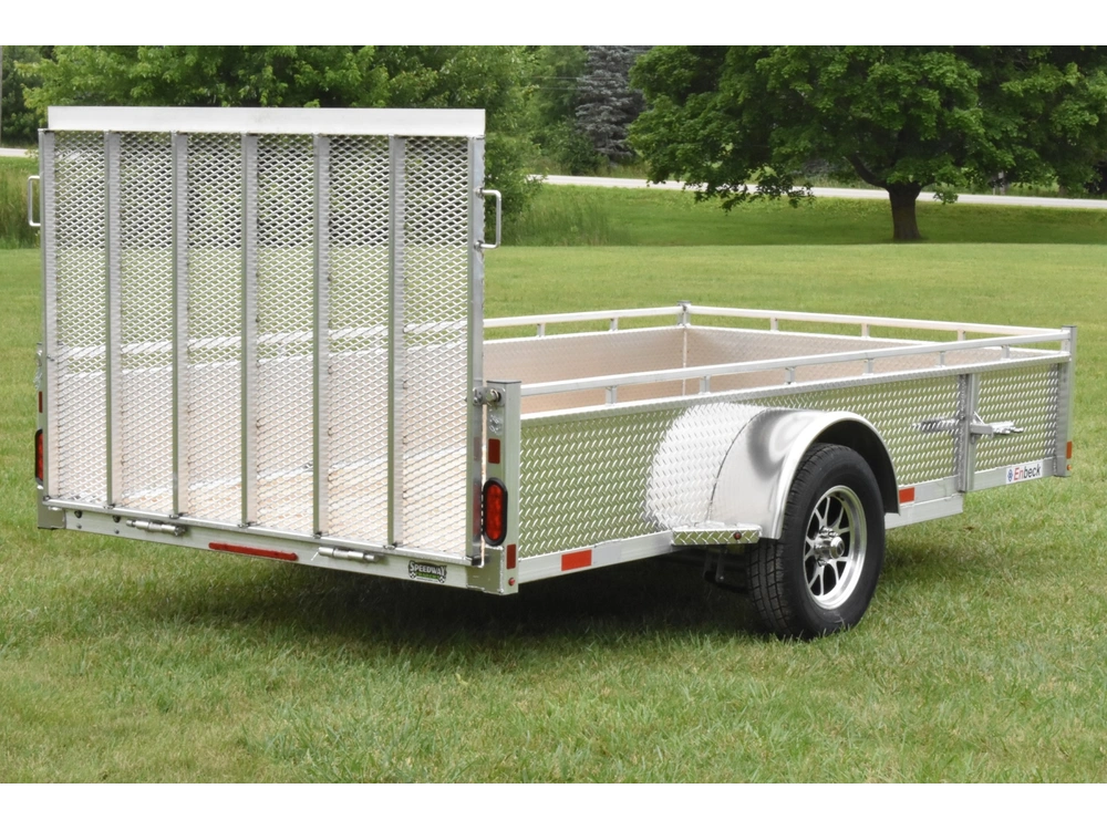 2027 Enbeck Aluminum Utility 6' X 14' Sa Straight Gate alt
