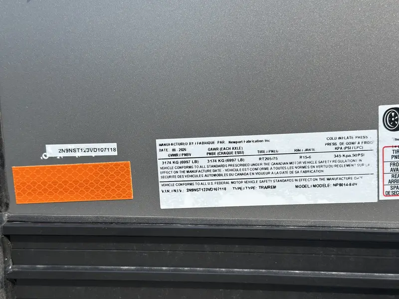 Newport GALV714TA2 PORTE RAMPE 2027