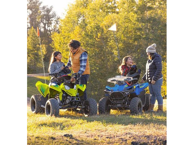 2026 Polaris Outlaw 70 Efi - Velocity Blue/lifted Lime alt