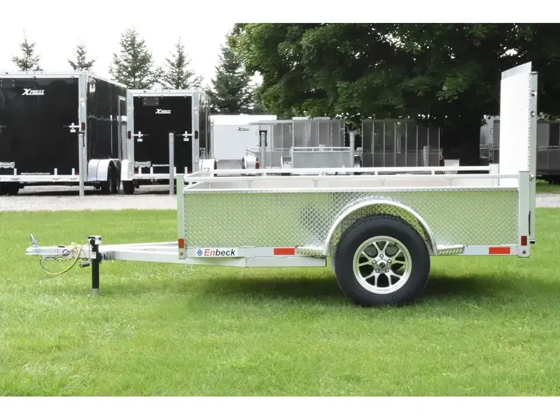 Enbeck Aluminum Utility 5' x 8' Single Axle Straight Gate 2027