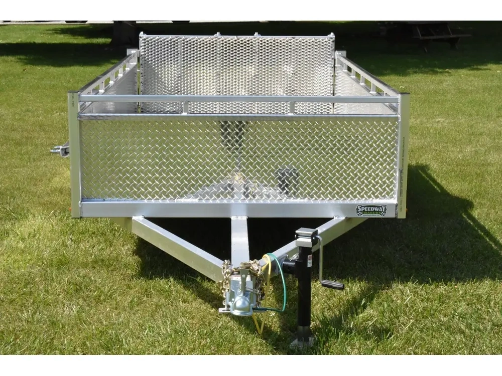 2027 Enbeck Aluminum Utility 5' X 10' Single Axle Bi-fold Gate alt