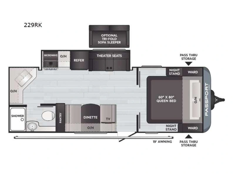 Keystone Rv Passport 229rk.sl 2022 alt