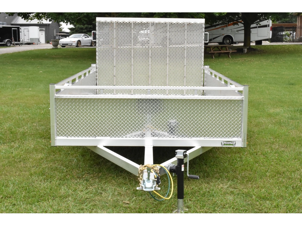 2027 Enbeck Aluminum Utility 6' X 14' Sa Straight Gate alt