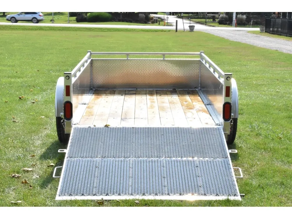 2027 Enbeck Aluminum Utility 5' X 8' Single Axle Bi-fold alt