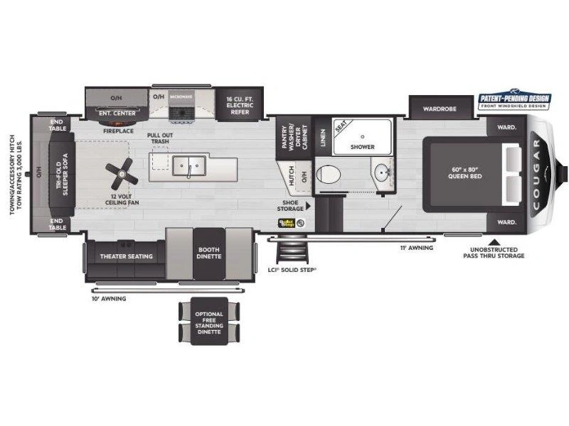 Keystone Rv Cougar 290rls 2024