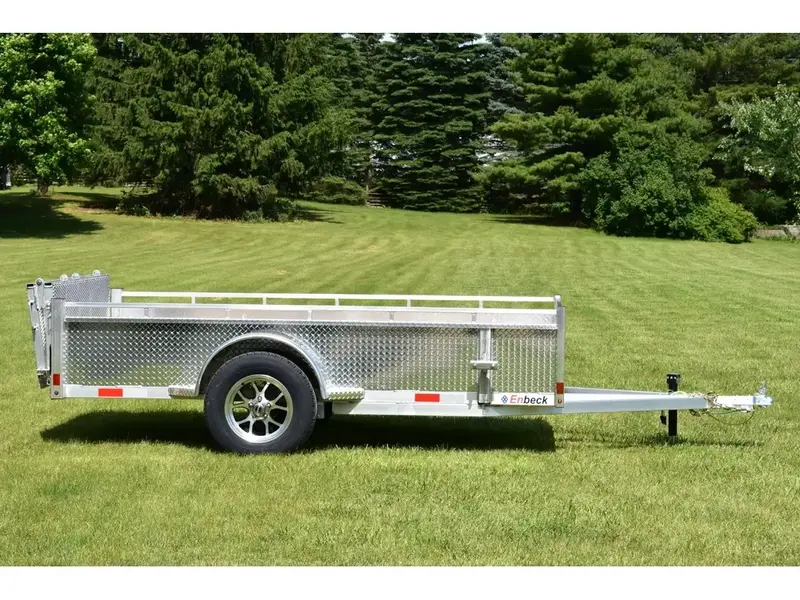 Enbeck Aluminum Utility 5' x 10' Single Axle Bi-fold Gate 2027