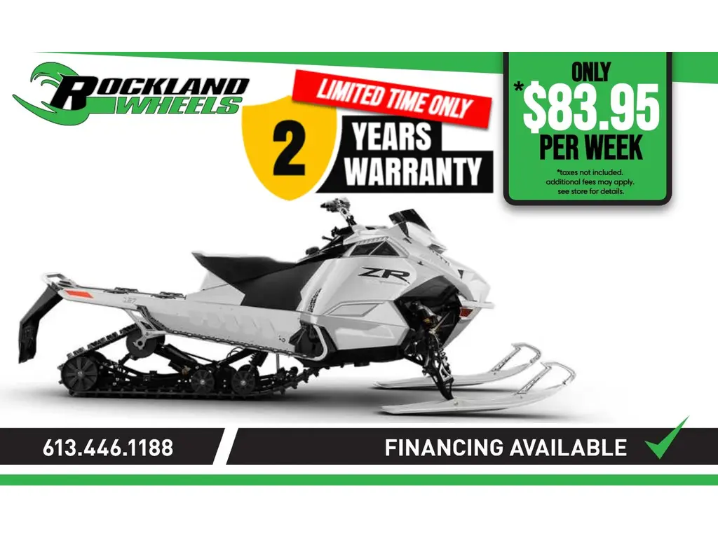 Arctic Cat ZR 858 WHITE TIGER 137 (AC G8 DISPLAY) 2027