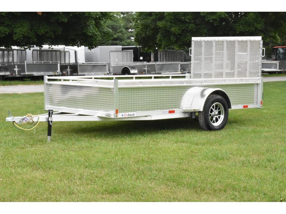 2027 Enbeck Aluminum Utility 6' X 14' Sa Straight Gate alt