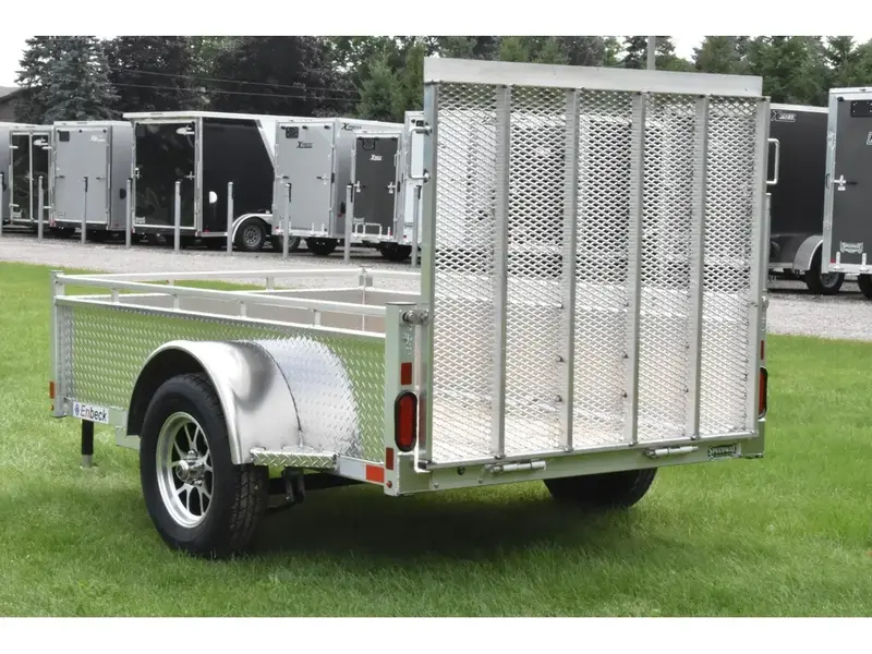 Enbeck Aluminum Utility 5' x 8' Single Axle Straight Gate 2027