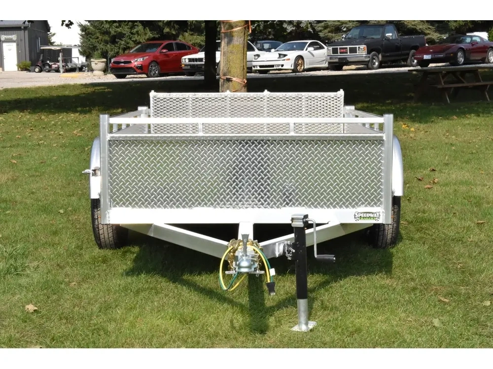 2027 Enbeck Aluminum Utility 5' X 8' Single Axle Bi-fold alt
