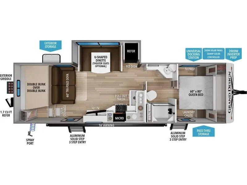 2027 Grand Design Transcend 265BHT