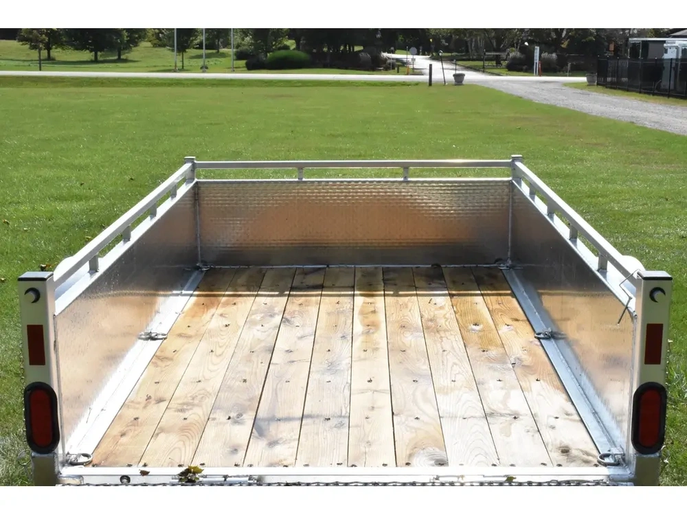 2027 Enbeck Aluminum Utility 5' X 8' Single Axle Bi-fold Gate alt