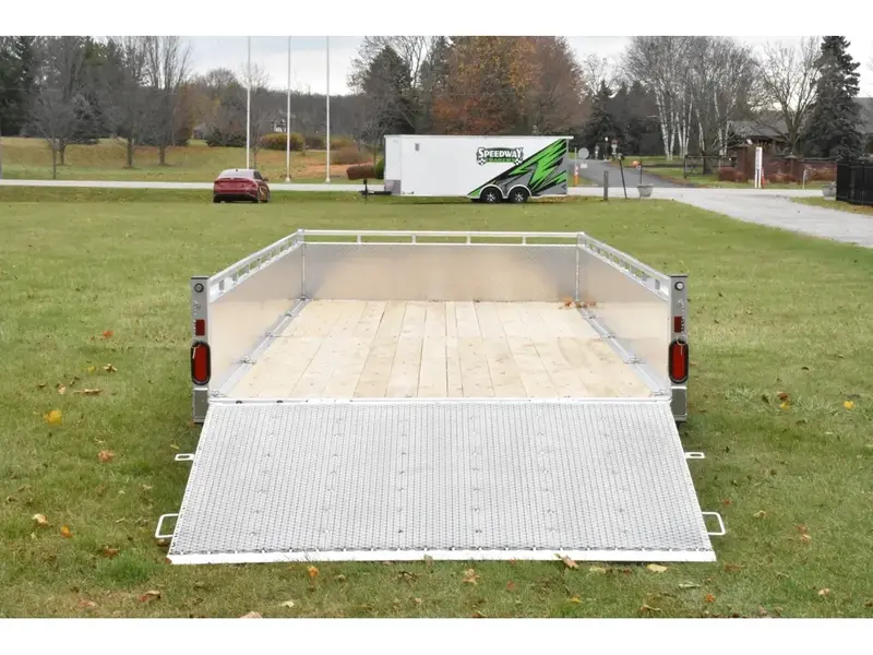 Enbeck Aluminum Utility 7' x 16' Tandem Axle Straight Gate 2027