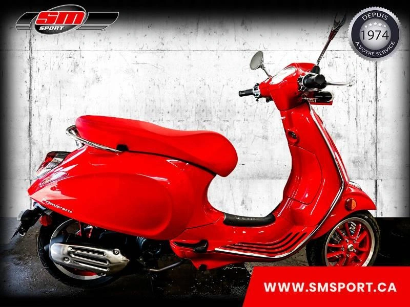 2023 Vespa Primavera 50 Red alt