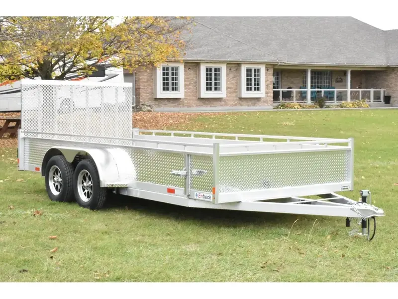 Enbeck Aluminum Utility 7' x 16' Tandem Axle Straight Gate 2027