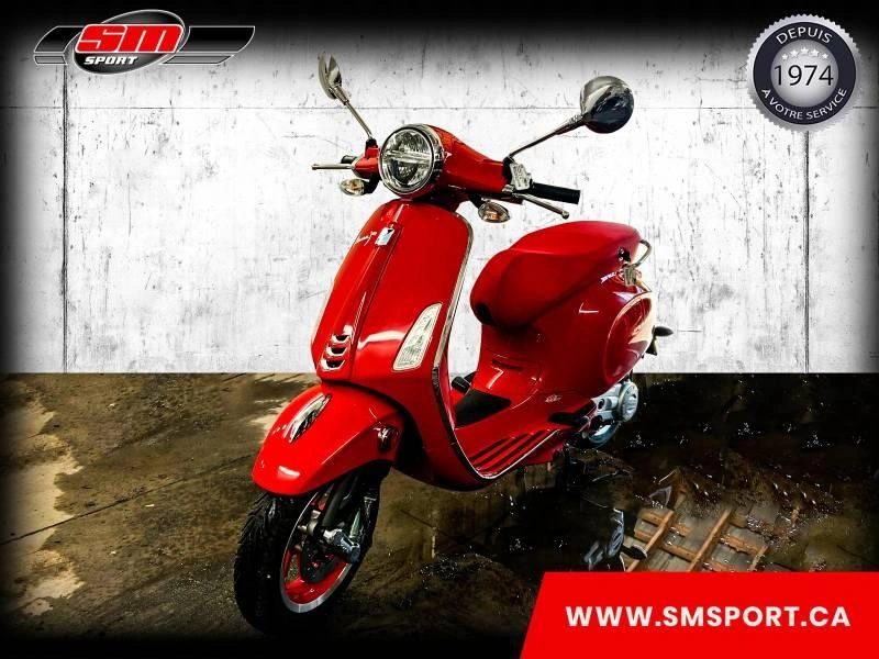2023 Vespa Primavera 50 Red alt
