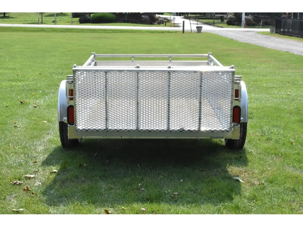 2027 Enbeck Aluminum Utility 5' X 8' Single Axle Bi-fold alt
