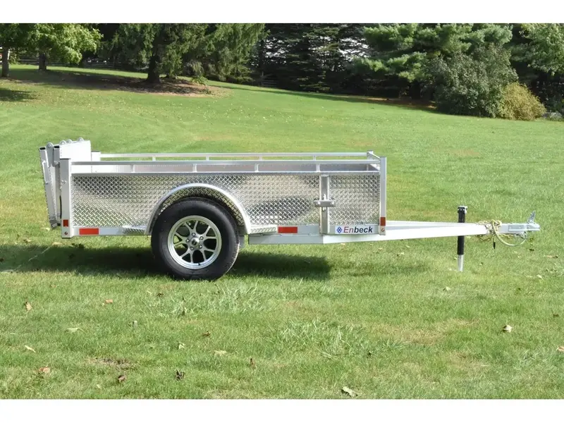 Enbeck Aluminum Utility 5' x 8' Single Axle Bi-Fold Gate 2027