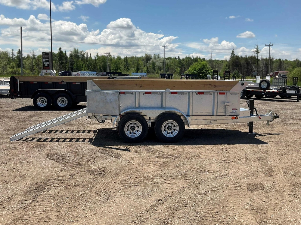 2027 Canada Trailers 6x12 5 Ton Galvanized Dump Trailer alt