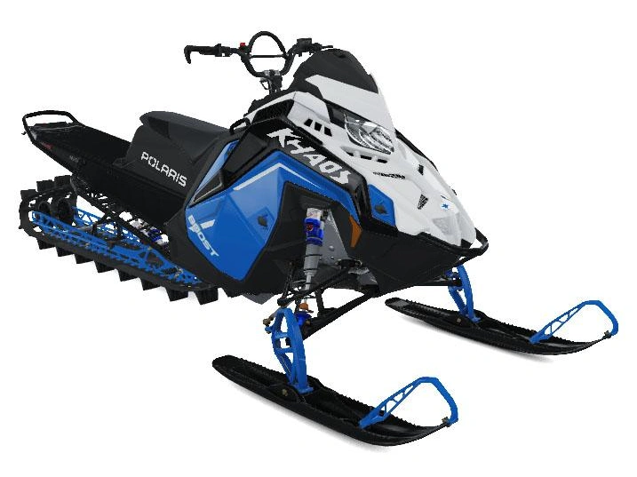 2027 Polaris Boost Rmk Khaos 165 X 3.25 - White / Blue alt