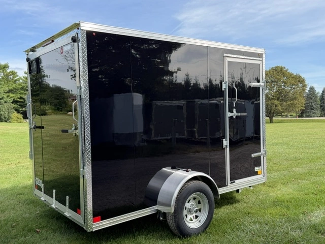 2026 Rhino Galvanized Enclosed 6' X 10' Sa Ramp alt