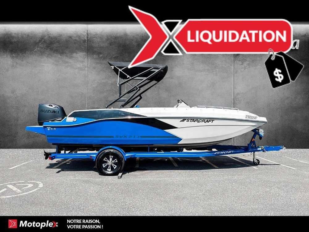 Starcraft Ponté Svx 211 Suzuki140hp Démo 2023 alt