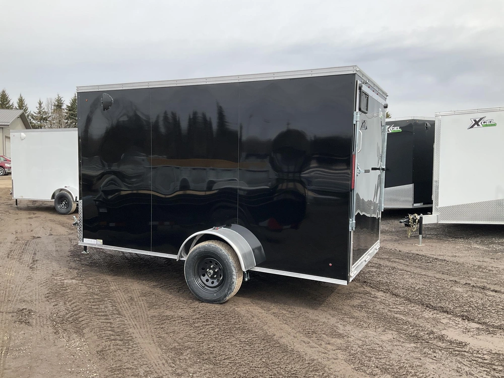 2027 Xcel Trailers 6x12 Plus V-nose All Aluminum Cargo Trailer alt