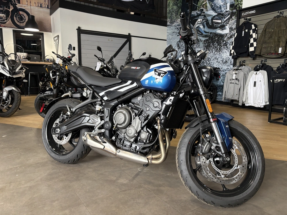 Triumph Trident660 Bleu 2025